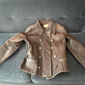 Women's Brown Leather Jacket